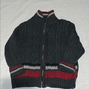 Calvin Klein Jeans Grey Cable Knit Sweater (2T)